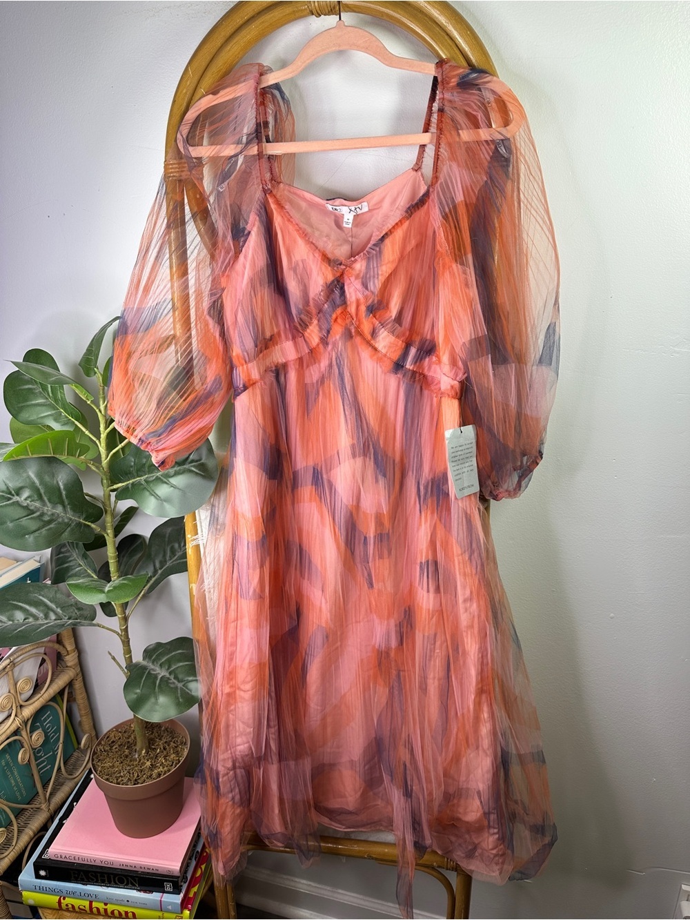 NWT Nordstrom DR2 Pink Tulle Dress sz M